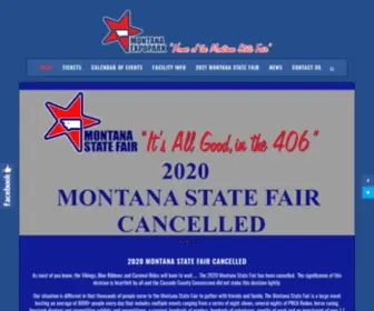 Montanastatefair.com(2025 MONTANA STATE FAIR) Screenshot