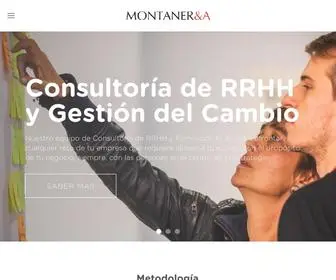 Montaner.com(Consultoría de RRHH) Screenshot