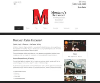 Montanos.net(Montano's Restaurant) Screenshot