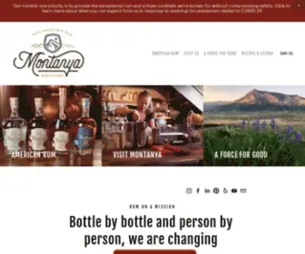 Montanyarum.com(Montanya Distillers) Screenshot