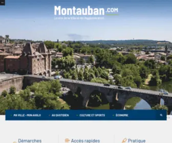 Montauban.com(Ville de Montauban) Screenshot