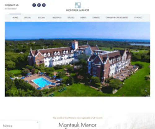 Montaukmanor.com(Montauk ManorMontauk Manor) Screenshot