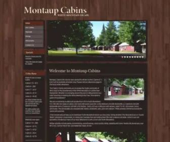 Montaupcabins.com(Start your Family Adventure in New Hampshire's White Mountains) Screenshot