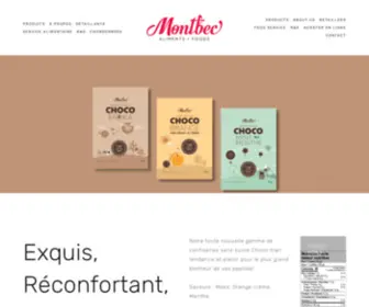 Montbec.com(Les Aliments Montbec) Screenshot