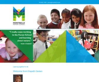 Montbelle.org.uk(Montbelle Primary School) Screenshot