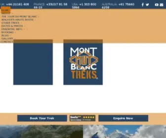 Montblanctreks.com(Mont Blanc Treks) Screenshot