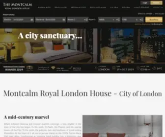 Montcalmroyallondoncity.co.uk(Montcalm Royal London House) Screenshot