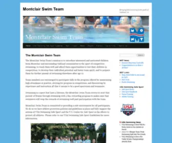 Montclairswimteam.com(Montclair Swim Team) Screenshot