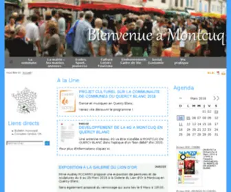 Montcuq.fr(Montcuq) Screenshot