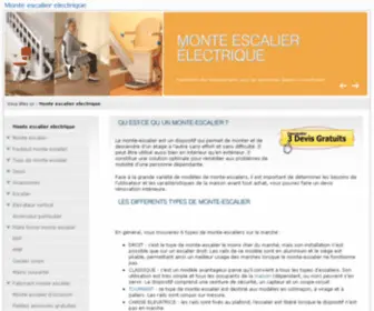 Monte-Escalier-Electrique.com(Monte Escalier Electrique) Screenshot