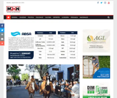 Monte24Noticias.com.ar(La Realidad Tal Cual Es) Screenshot