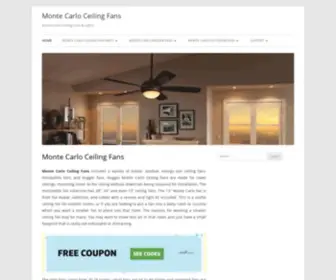 Montecarlo-Ceilingfans.com(Monte Carlo Ceiling Fans) Screenshot