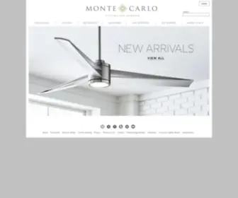 Montecarlofans.com(Ceiling Fans) Screenshot