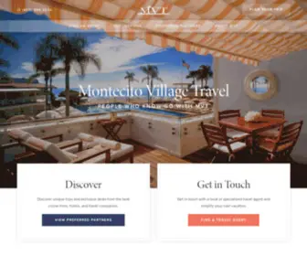 Montecitovillagetravel.com(Montecito Village Travel in Santa Barbara) Screenshot