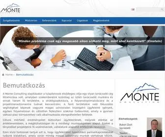 Monteconsulting.hu(Bemutatkozás) Screenshot