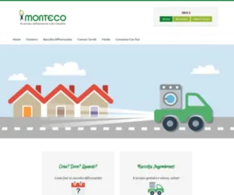 Montecosrl.it(40 anni di esperienza in Puglia nella gestione di servizi di igiene urbana) Screenshot