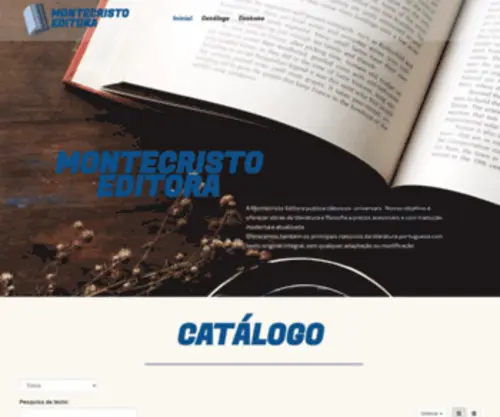 Montecristoeditora.com.br(Montecristo Editora) Screenshot