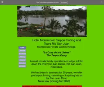 Montecristoriverlodge.com(Hotel) Screenshot