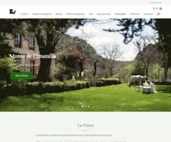 Montedecutamilla.com(Finca para Bodas y Reuniones) Screenshot