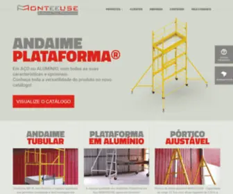 Monteeuseandaimes.com.br(Andaime Plataforma ®) Screenshot