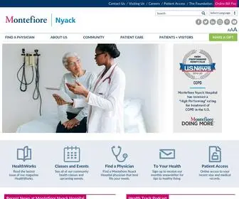 Montefiorenyack.org(Montefiore nyack) Screenshot