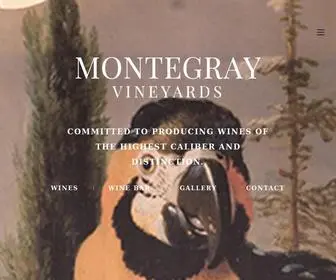 Montegrayvineyards.co.za(Committed to producing wines of the highest caliber and distinction) Screenshot