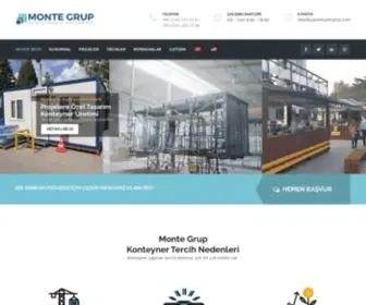 Montegrup.com(Konteyner ve Prefabrik) Screenshot