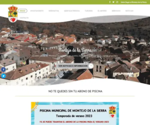 Montejodelasierra.net(Montejo de la Sierra) Screenshot