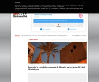 Montelepreweb.it(Ultime notizie da Montelepre e Giardinello MontelepreWeb) Screenshot
