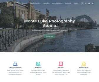 Monteluke.com.au(Professional Portrait Photography Studio) Screenshot