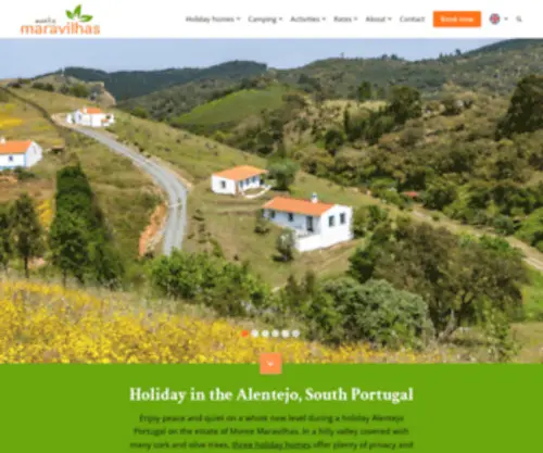 Montemaravilhas.com(For a relaxing holiday in Alentejo Portugal Monte Maravilhas) Screenshot