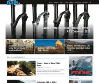 Montenbaik.com(Principal web del Mountain Bike en Español) Screenshot