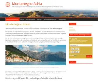Montenegro-Adria.de(Urlaub in Montenegro) Screenshot