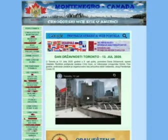 Montenegro-Canada.com(Montenegro) Screenshot