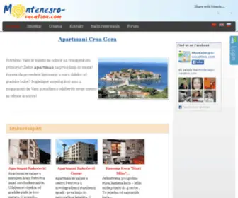 Montenegro-Vacation.com(Apartmani Crna Gora) Screenshot