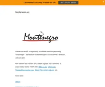 Montenegro.org(Montenegro) Screenshot