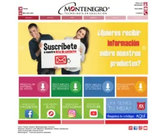 Montenegroeditores.mx(Montenegro Editores Inicio) Screenshot