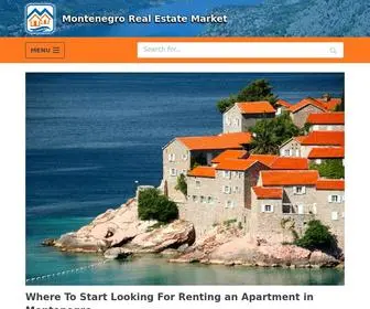 Montenegrorealestatemarket.com(Montenegro Real Estate Market) Screenshot