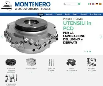 Monteneroutensili.com(Produzione Utensili per la lavorazione del legno) Screenshot