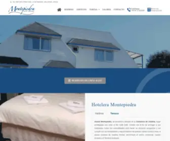 Montepiedravaldivia.cl(Hostal Montepiedra) Screenshot