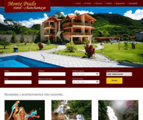 Montepradohotelchanchamayo.com(MONTE PRADO HOTEL CHANCHAMAYO MONTE PRADO HOTEL CHANCHAMAYO) Screenshot