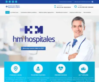 Monteprincipelaser.com(Unidad Láser Hospital HM Montepríncipe) Screenshot