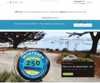 Monterey.org(City of Monterey) Screenshot