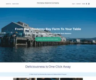 Montereyabalone.com(Sustainably farming California Red Abalone since 1992. “Our goal) Screenshot