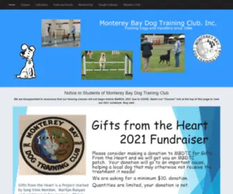 Montereybaydog.org(Monterey Bay Dog Training Club) Screenshot