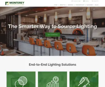 Montereycorp.com(Monterey Lighting Solutions) Screenshot