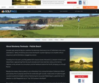 Montereygolf.com(Monterey Peninsula Golf) Screenshot