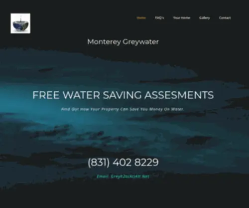 Montereygreywater.com(Monterey Greywater) Screenshot