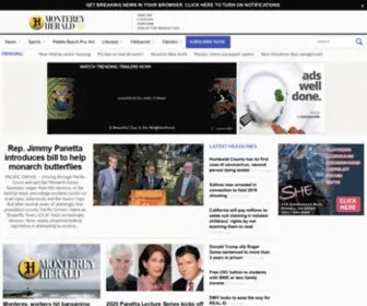 Montereyherald.com(Covers local news in Monterey County) Screenshot
