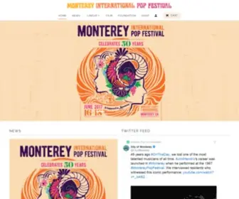 Montereyinternationalpopfestival.com(Monterey International Pop Festival) Screenshot